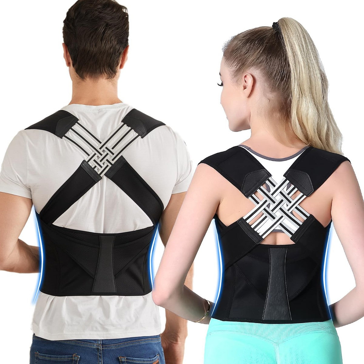 Invisible Posture Corrector Back Brace - Adjustable Shoulder Support