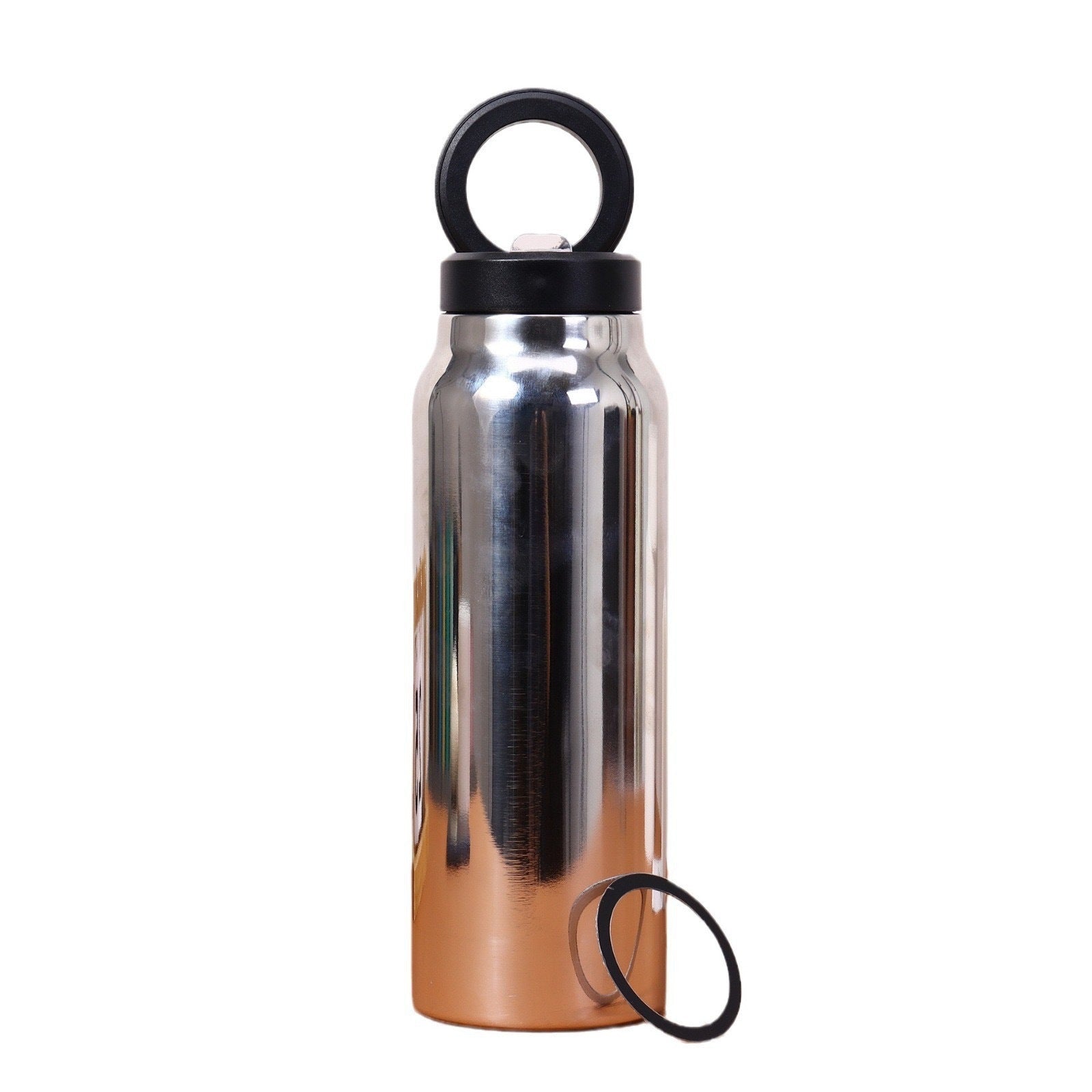 Insulated Stainless Steel Water Bottle with Magnetic Phone Holder - 24oz/32oz